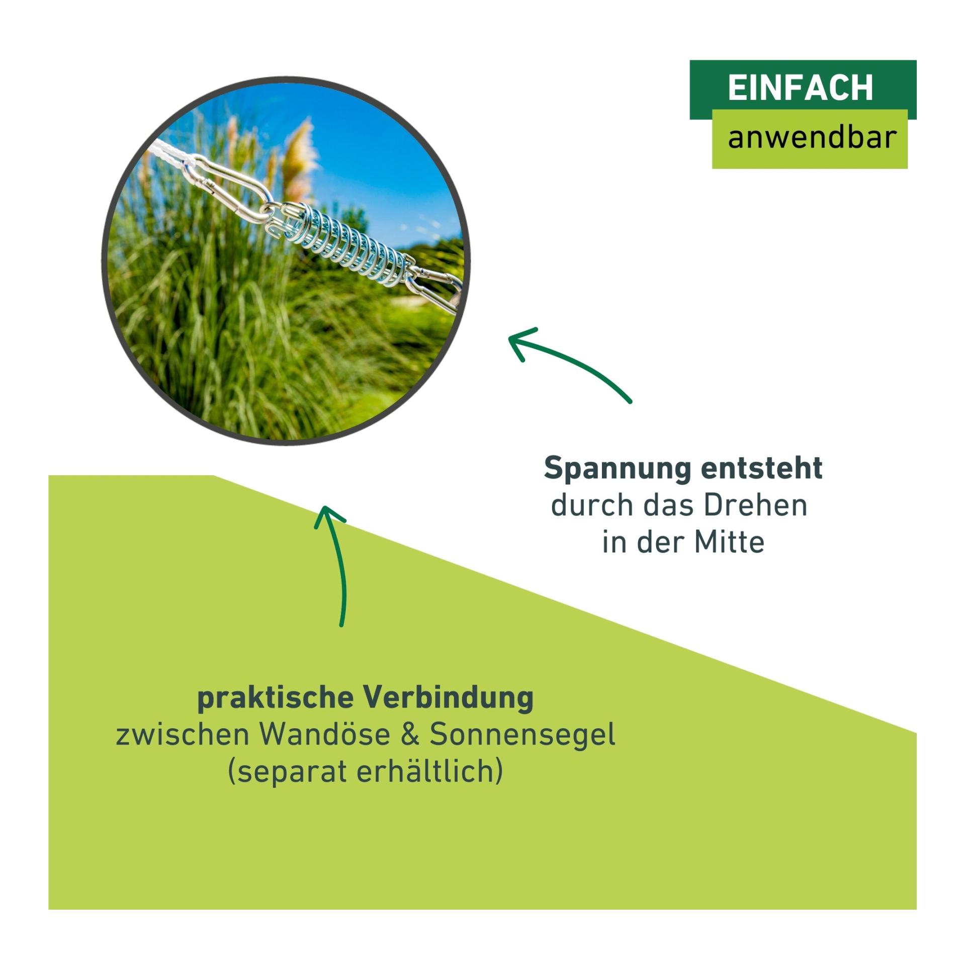 Windhager Spannfeder für Sonnensegel