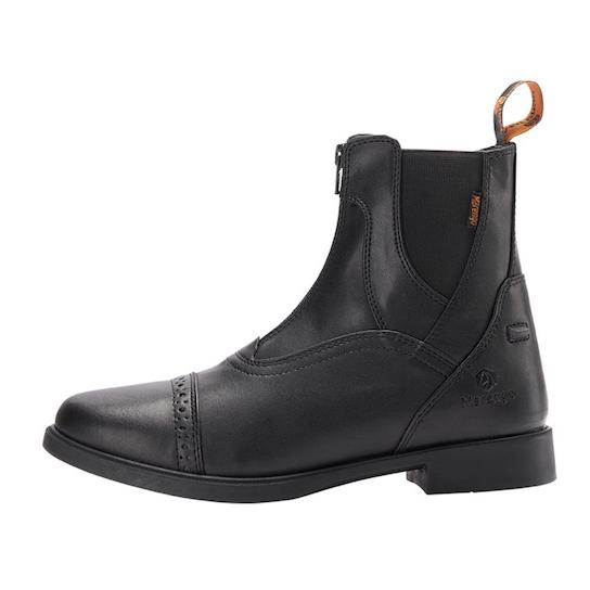 Marengo Reitstiefelette Frontzip Kunstleder
