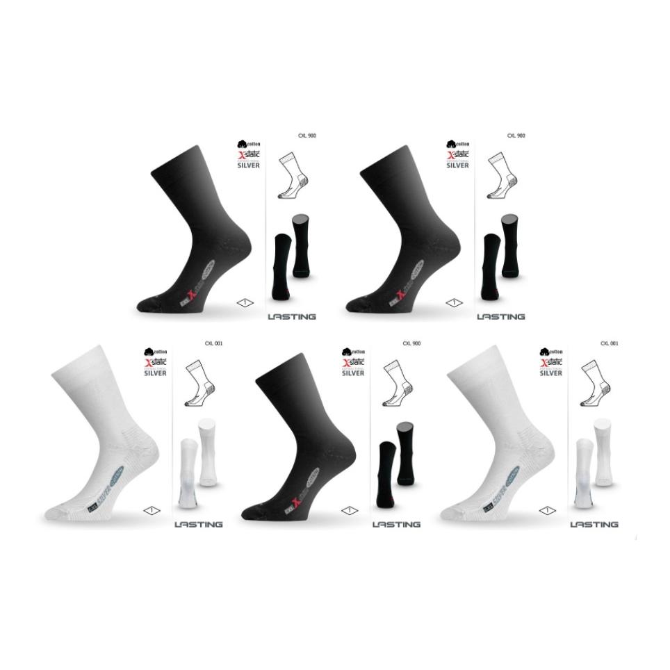 CXL Trekking-Socken Baumwolle mit Silberfaser 5er Multipack