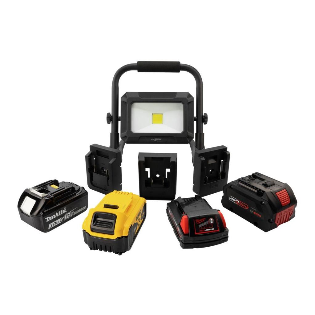 Ansmann Projecteur à LED 30 W pour bloc d'accumulateurs 18V Powertool