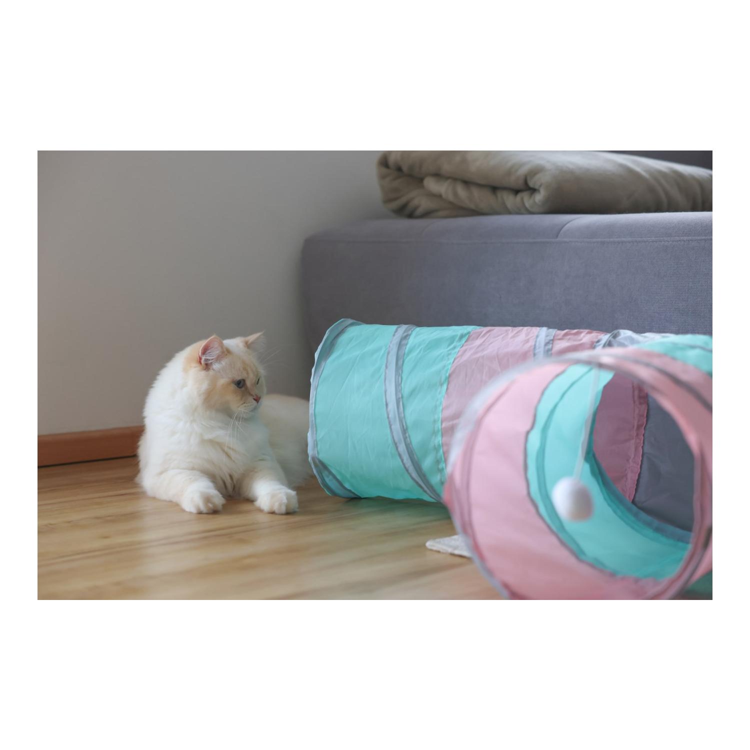Kerbl Pet Tunnel pour chat Triangle