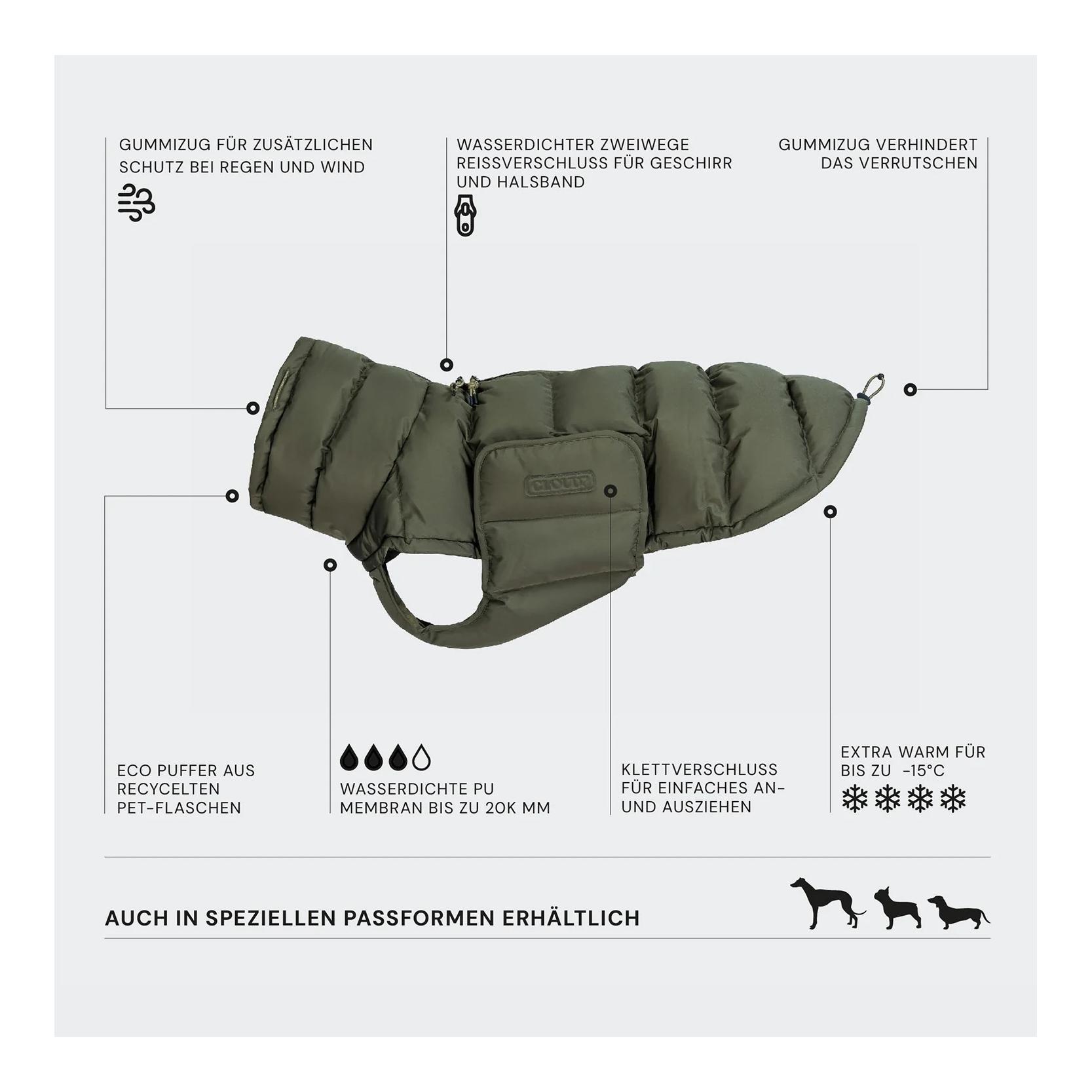 Cloud 7 Manteau d'hiver pour chien Alaska Teckel