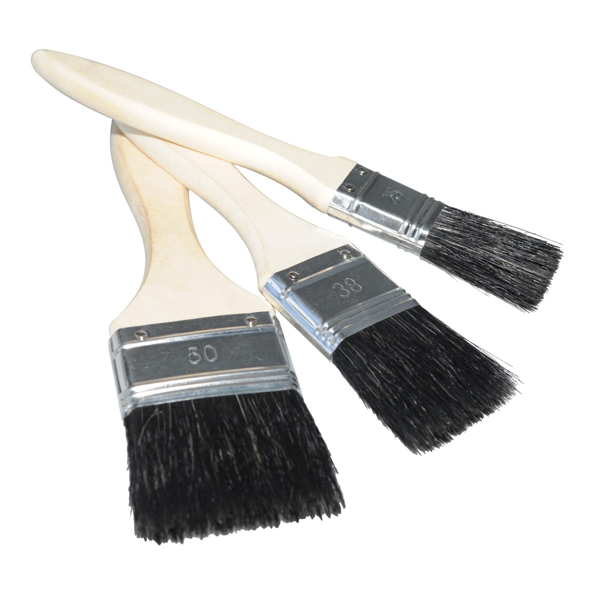 Corvus Lot de 3 pinceaux