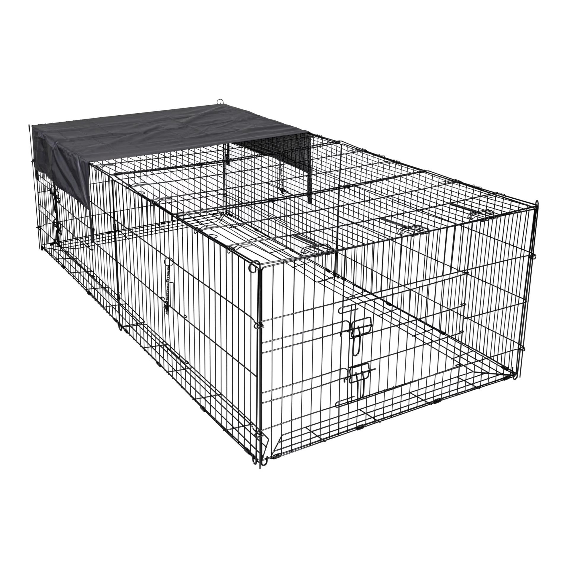 Kerbl Pet Freilaufgehege Nala mit Ausbruchsperre, mit Abdeckung