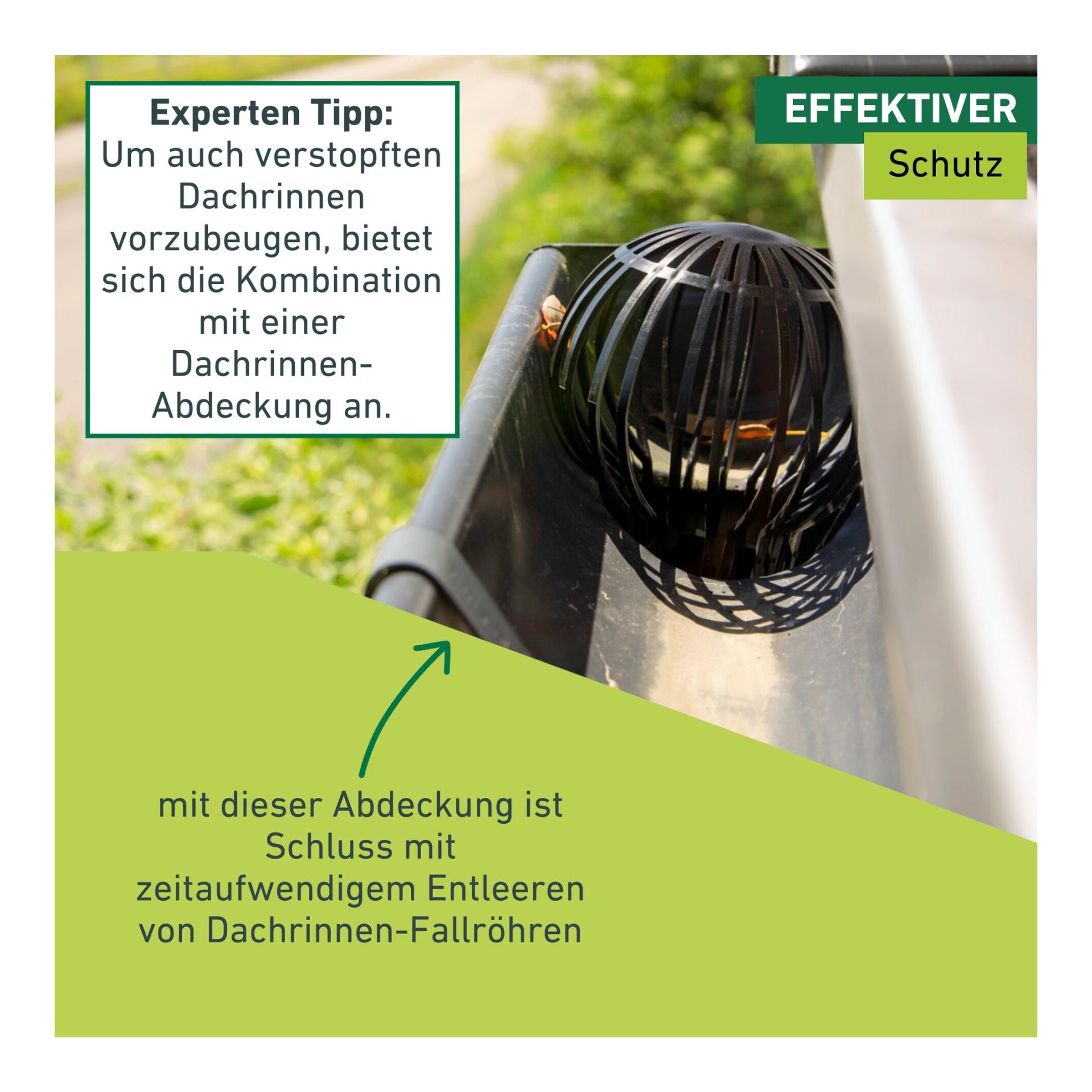 Windhager Filtre pour descente de gouttière - noir