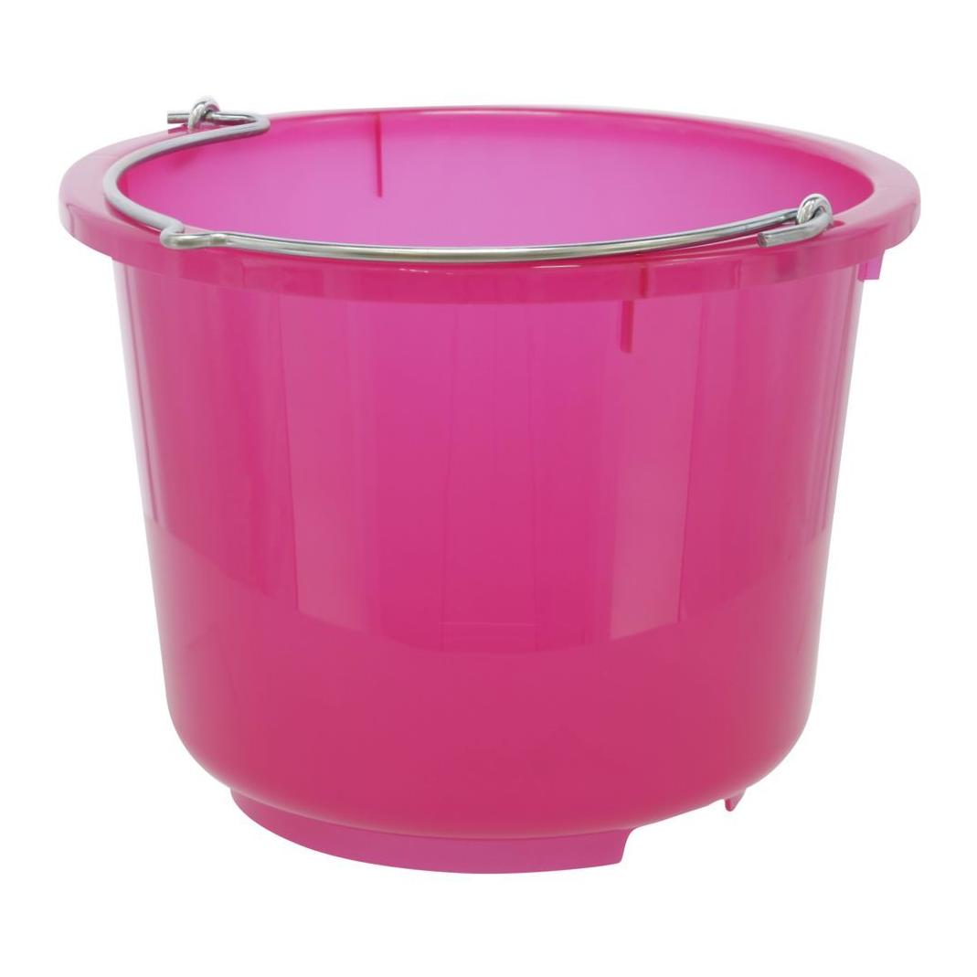 Kerbl Stall- und Baueimer - pink transparent