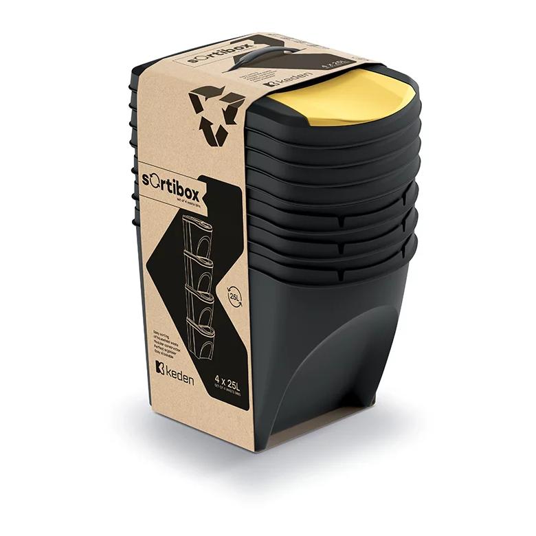 Prosperplast Mülltrenner Sortibox Set 4