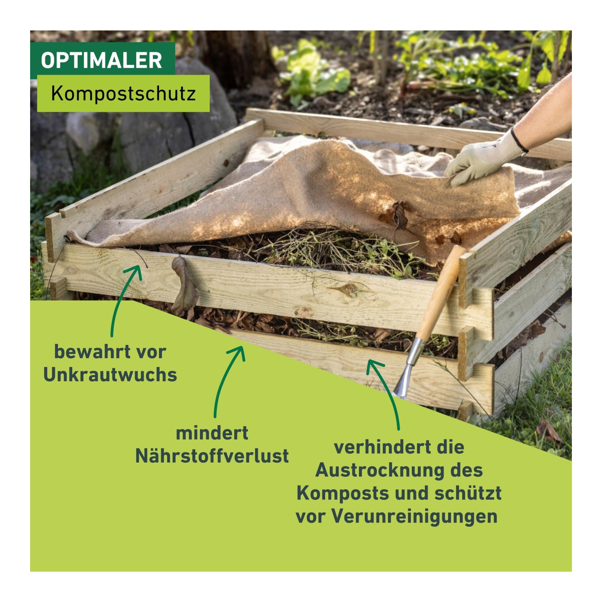 Windhager Jute Kompostschutz-Vlies Greenline