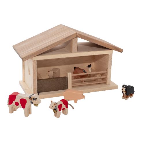 Trauffer Stall-Set klein Holz