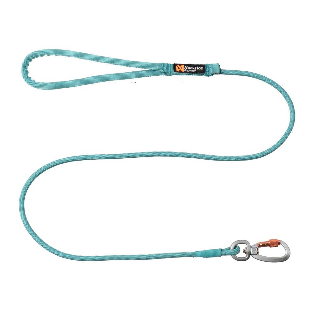 Non-stop Dogwear Hundeleine Trekking Rope Leash, 8mm Teal
