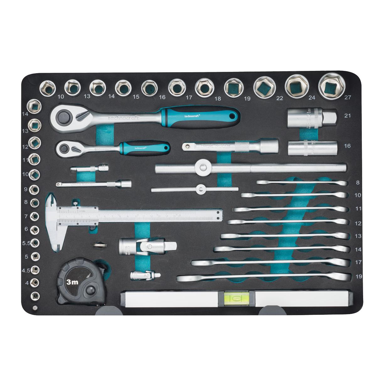 technocraft Werkzeugkoffer TOP PROFESSIONAL 135