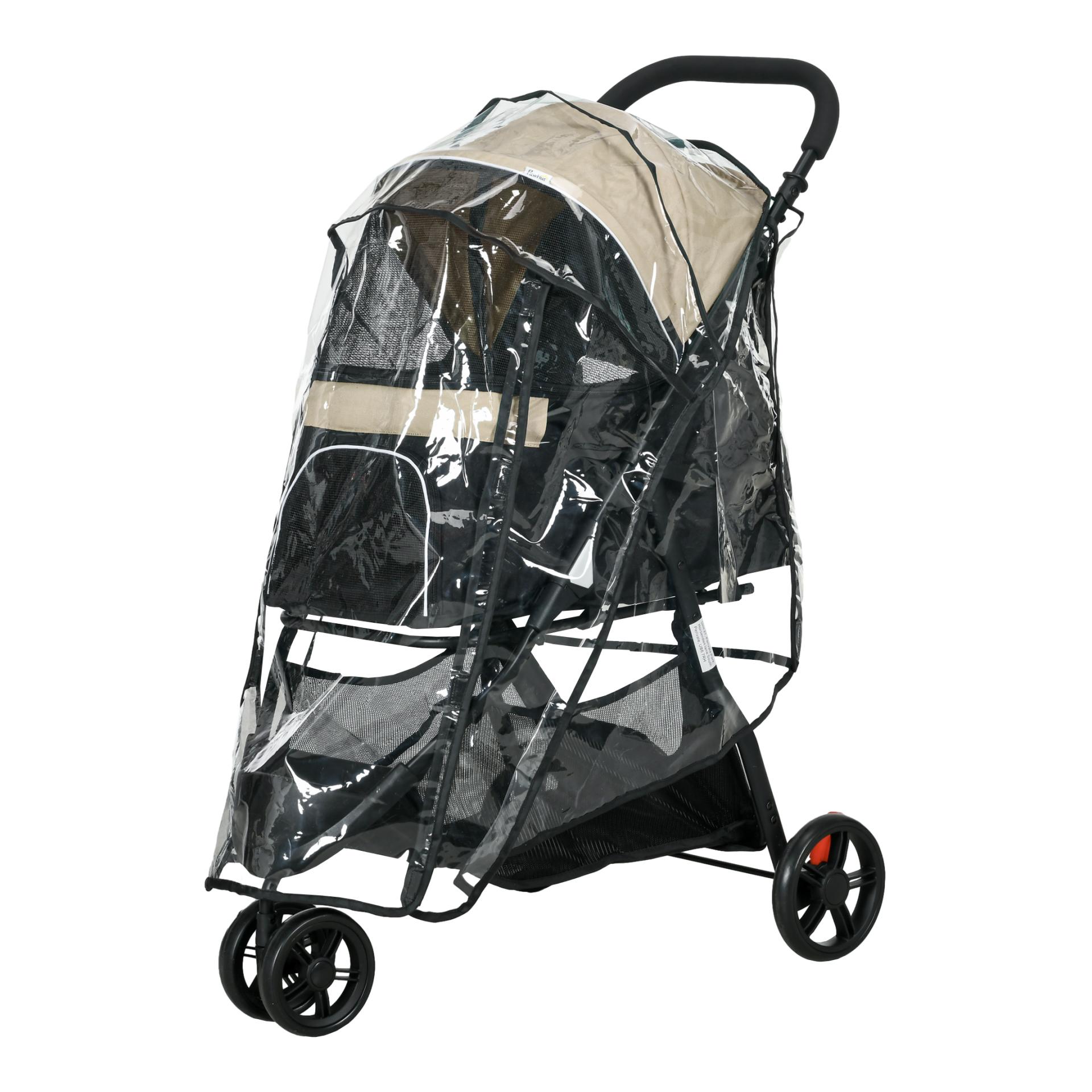 Mainer Poussette pour chien avec protection contre la pluie