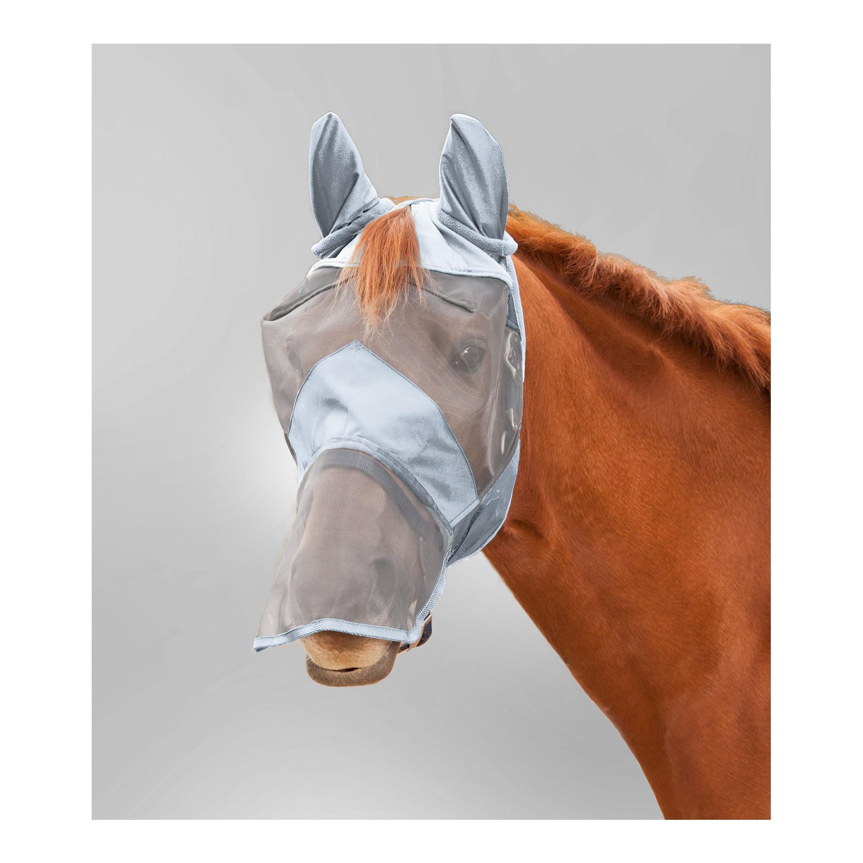 Waldhausen Masque anti-mouches Premium avec protection pour les oreilles et le nez