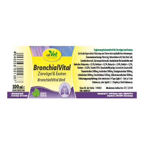 cdVet BronchialVital Ziervögel & Exoten