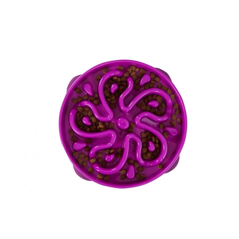 Anti-Schling Napf Fun Feeder - violett