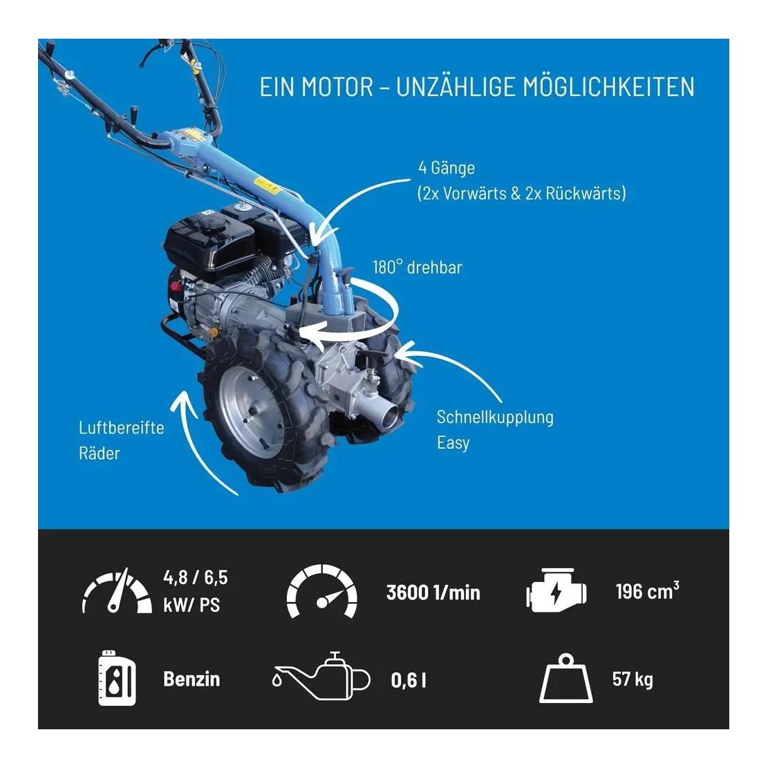 Güde Motoreinachser GME 6.5 V