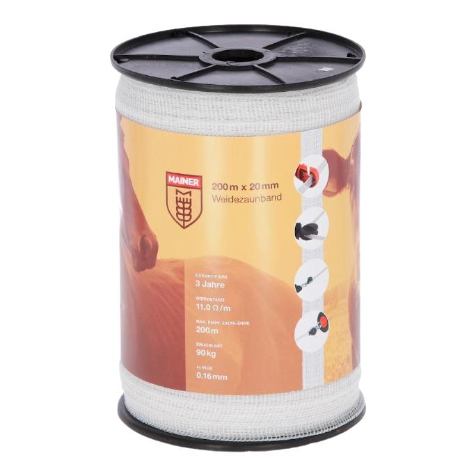 Weidezaunband Mainer Weiss