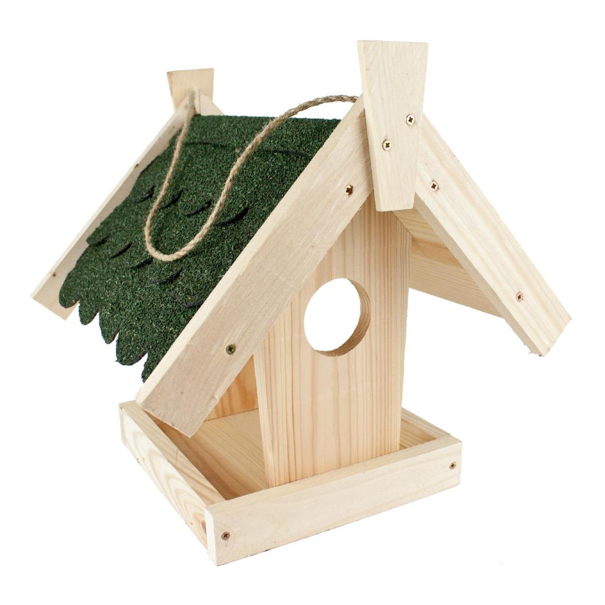 Hauptner Vogelhaus zum Aufhängen - Fichte - mit Bitumendach