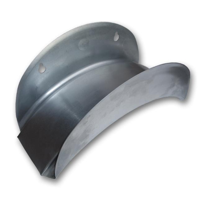 Bradas Schlauch-Wandhalter Silber