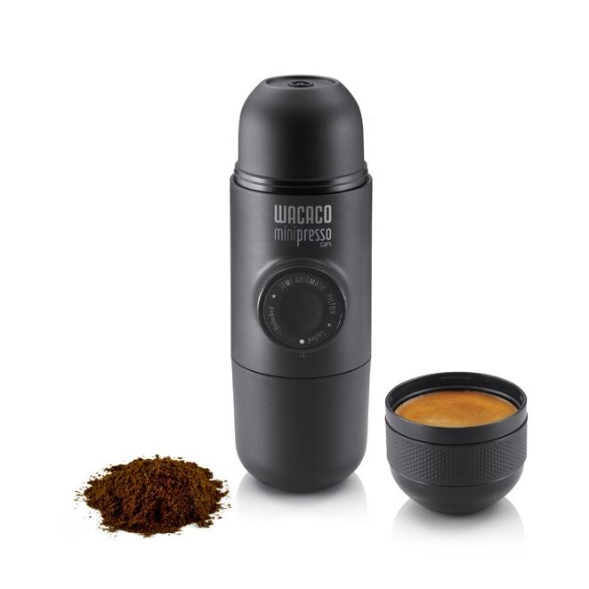 Wacaco Minipresso GR für Kaffeepulver Schwarz