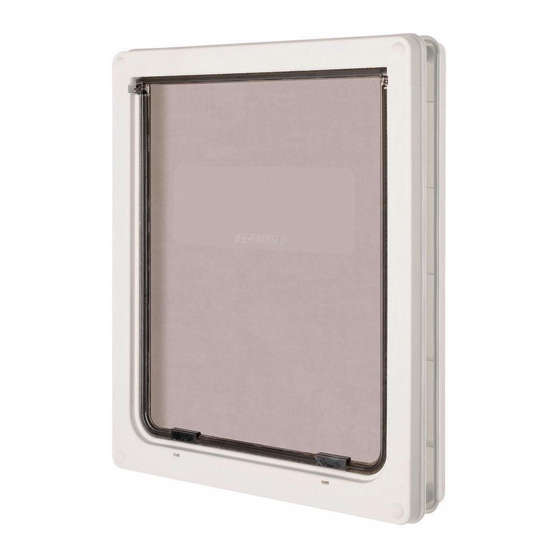 Dog Mate 2-Wege Hundetüre XL - weiss
