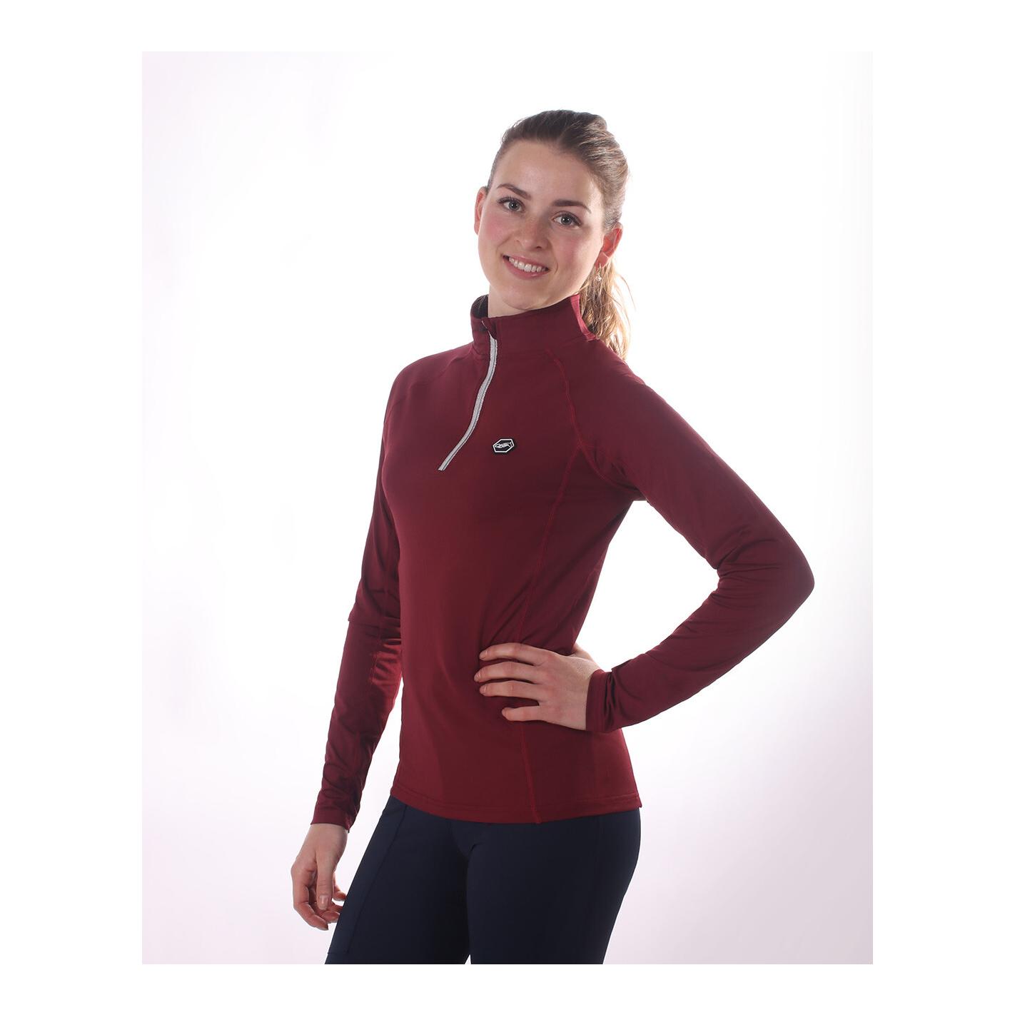 QHP T-shirt de sport Florence - bordeaux