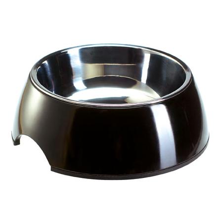 Hunter Gamelle en mélamine avec intérieur en acier inoxydable - noir
