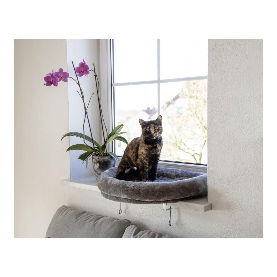 Kerbl Pet Lit d'appoint pour fenêtre - gris