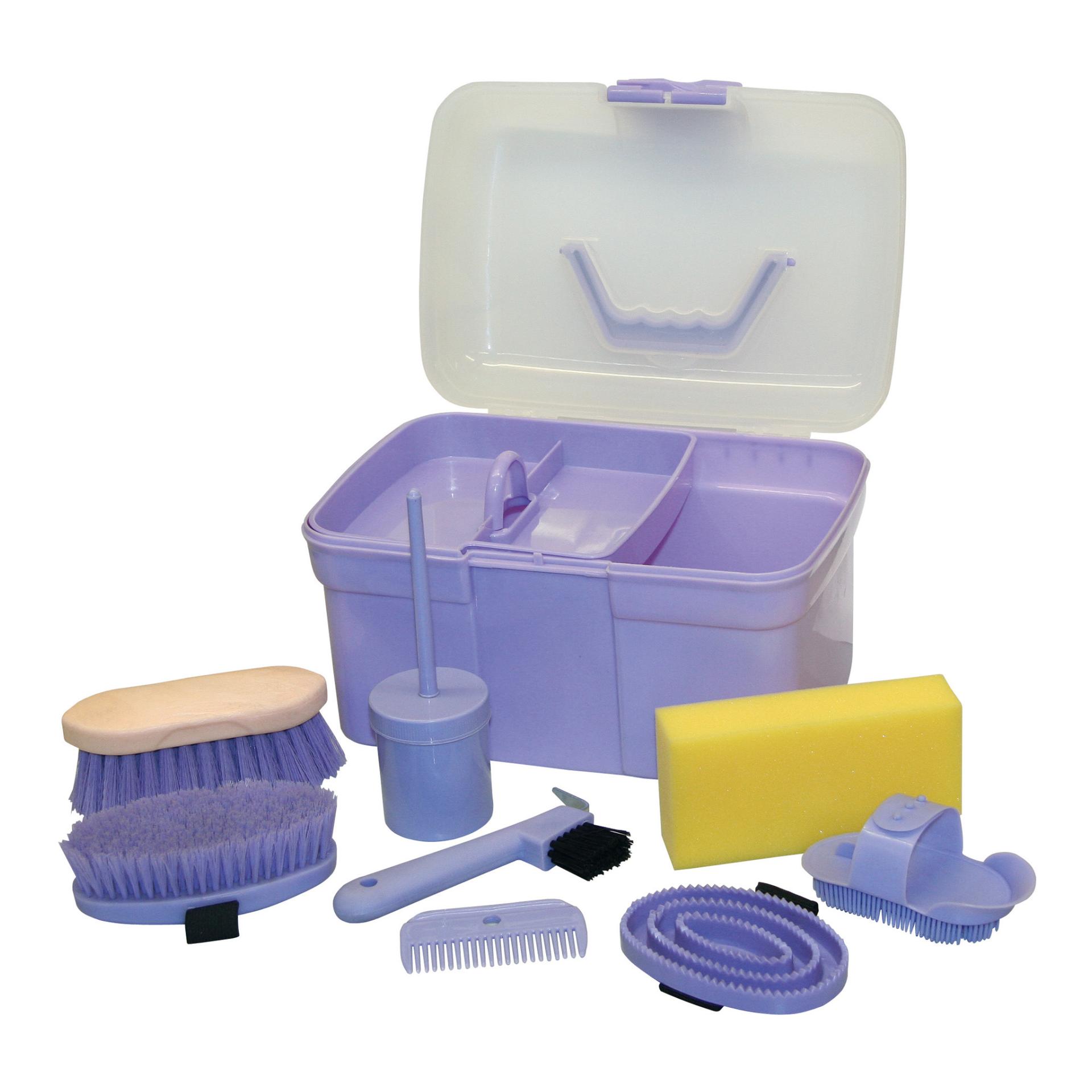 Kerbl Putzbox für Kinder befüllt 02
