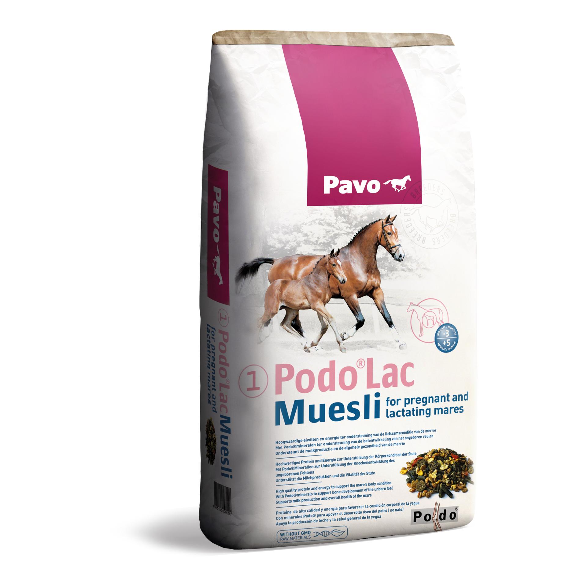 Pavo Pferdefutter Pavo Podo®Lac Muesli
