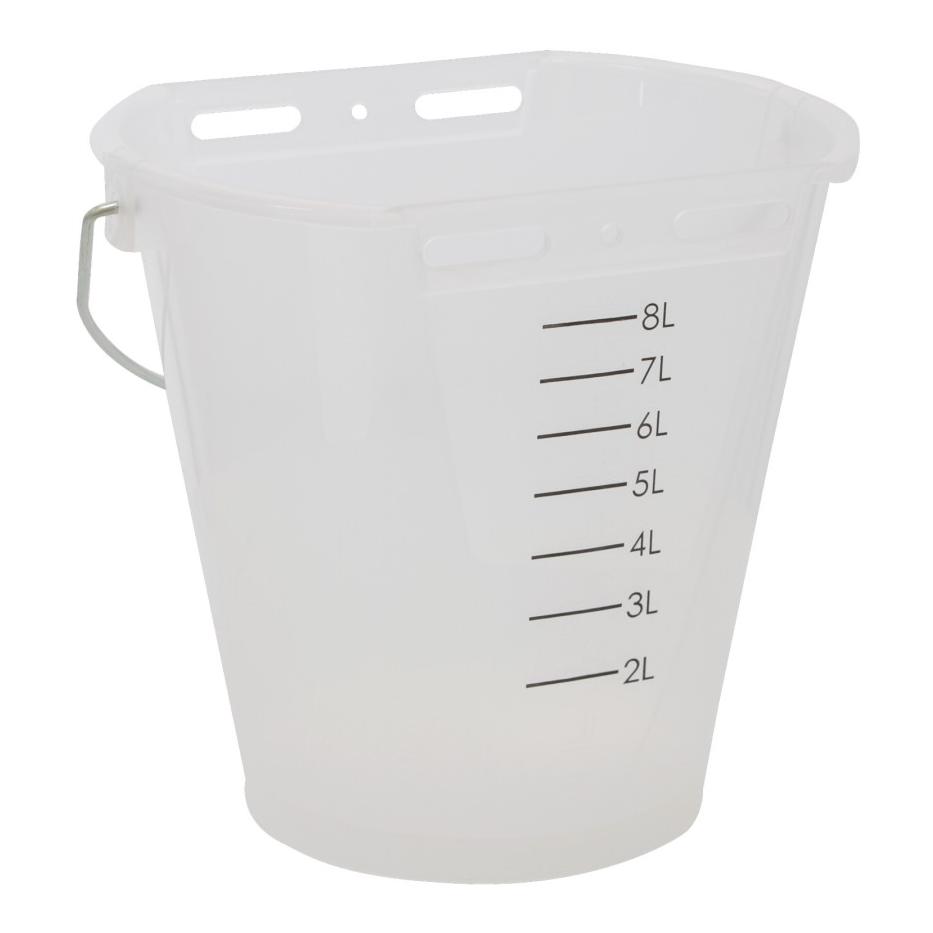 Hauptner Tränkeeimer transparent 8 Liter