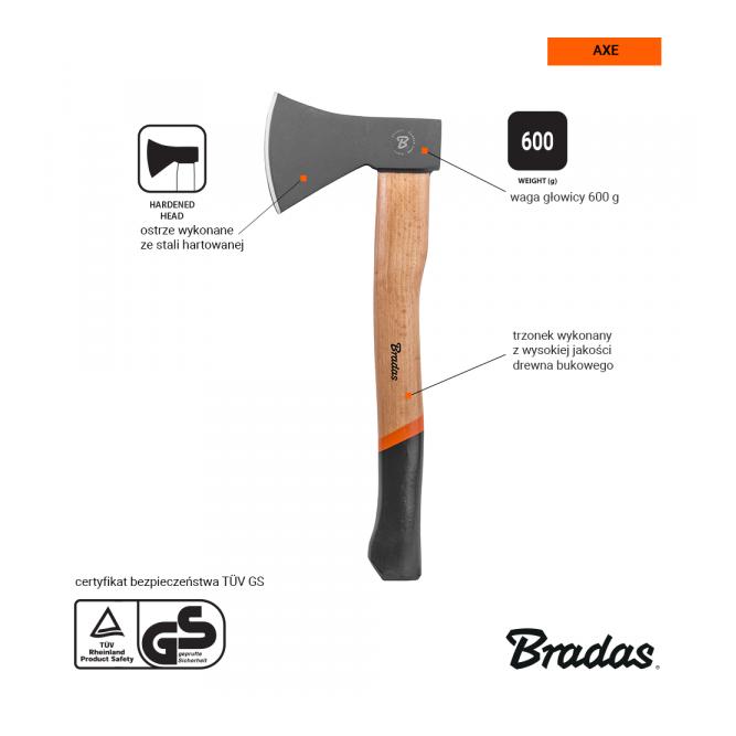 Bradas Hache à usage multiple