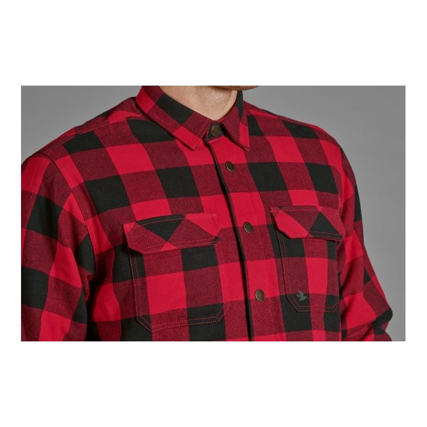 Seeland Canada Hemd - Red check