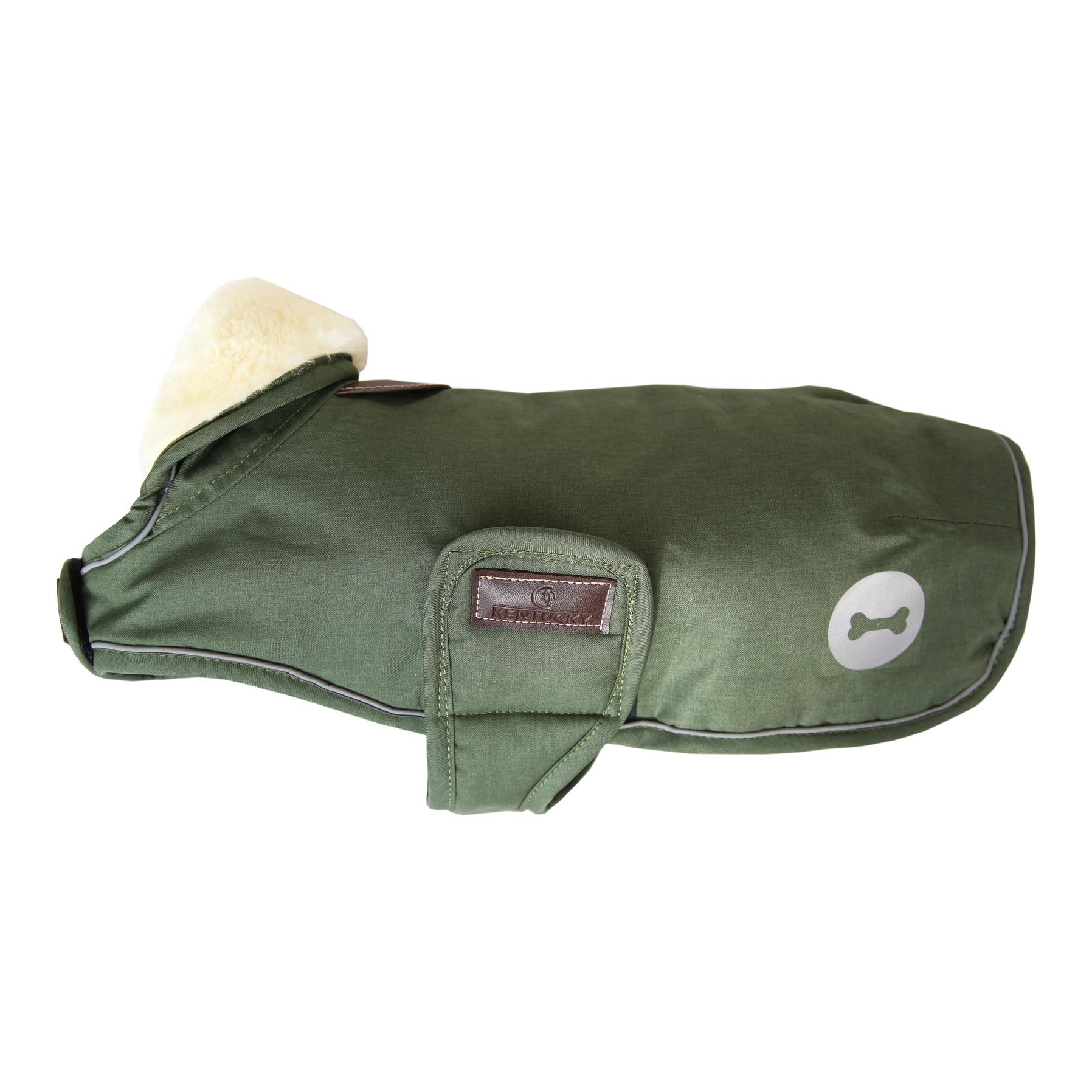 Kentucky Dogwear Manteau imperméable pour chien 300 g - vert olive