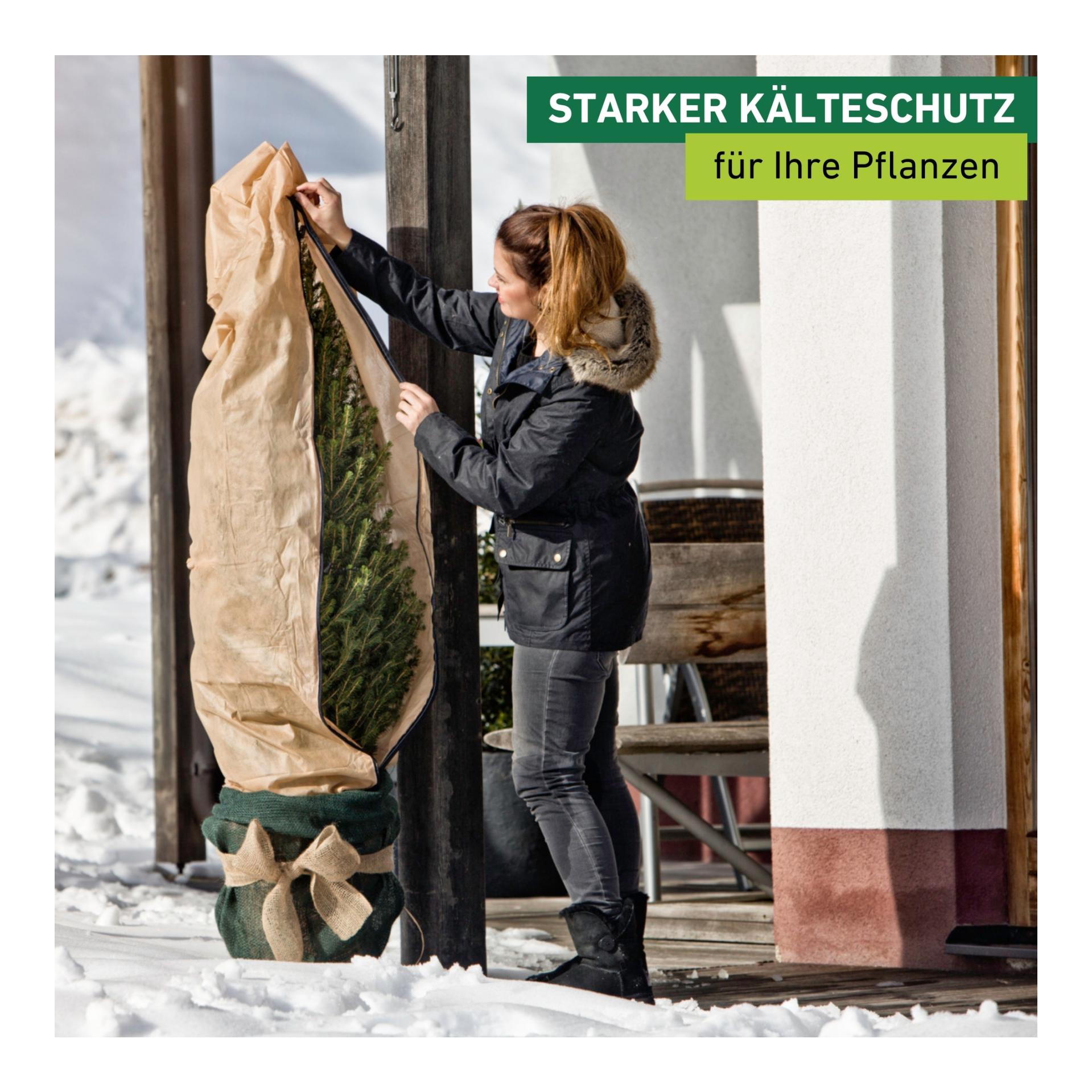 Windhager Winter-Vlieshaube PROTECT Beige