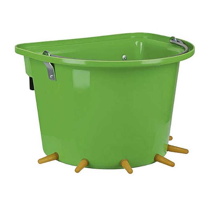 Kerbl Lammeimer mit 6 Saugern Grün
