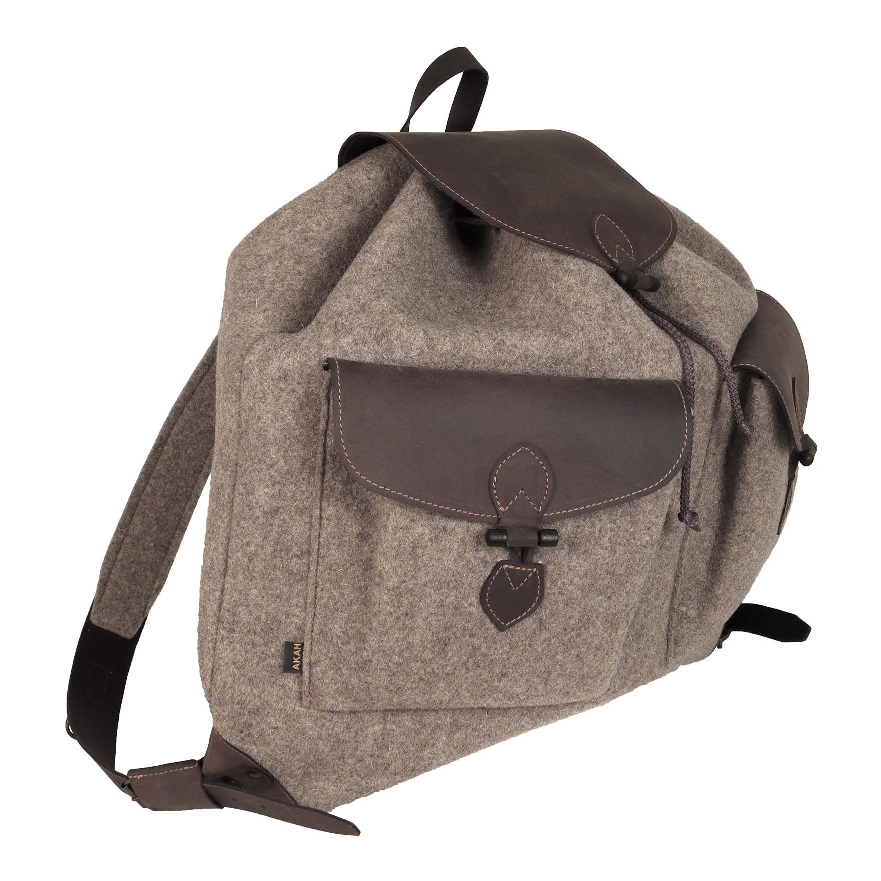 AKAH Sac à dos de chasse en feutre de laine