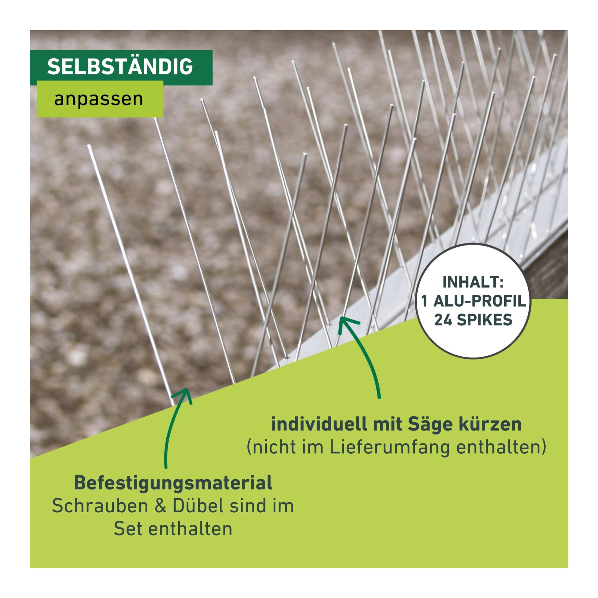 Windhager Système ALU-PROFI pour repousser les pigeons