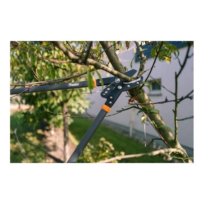 Bradas Baumschere für Äste mit V-SERIES Getriebe, Ambossklinge