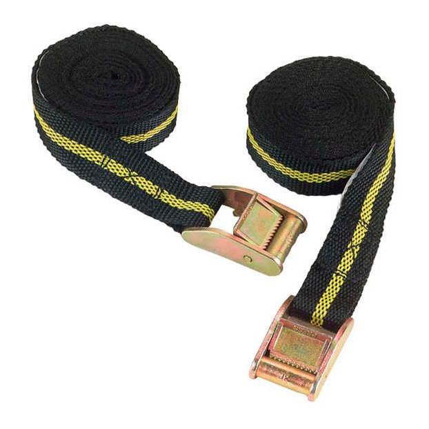Kerbl Klemmschlossgurt 2er-Set Schwarz-Gelb