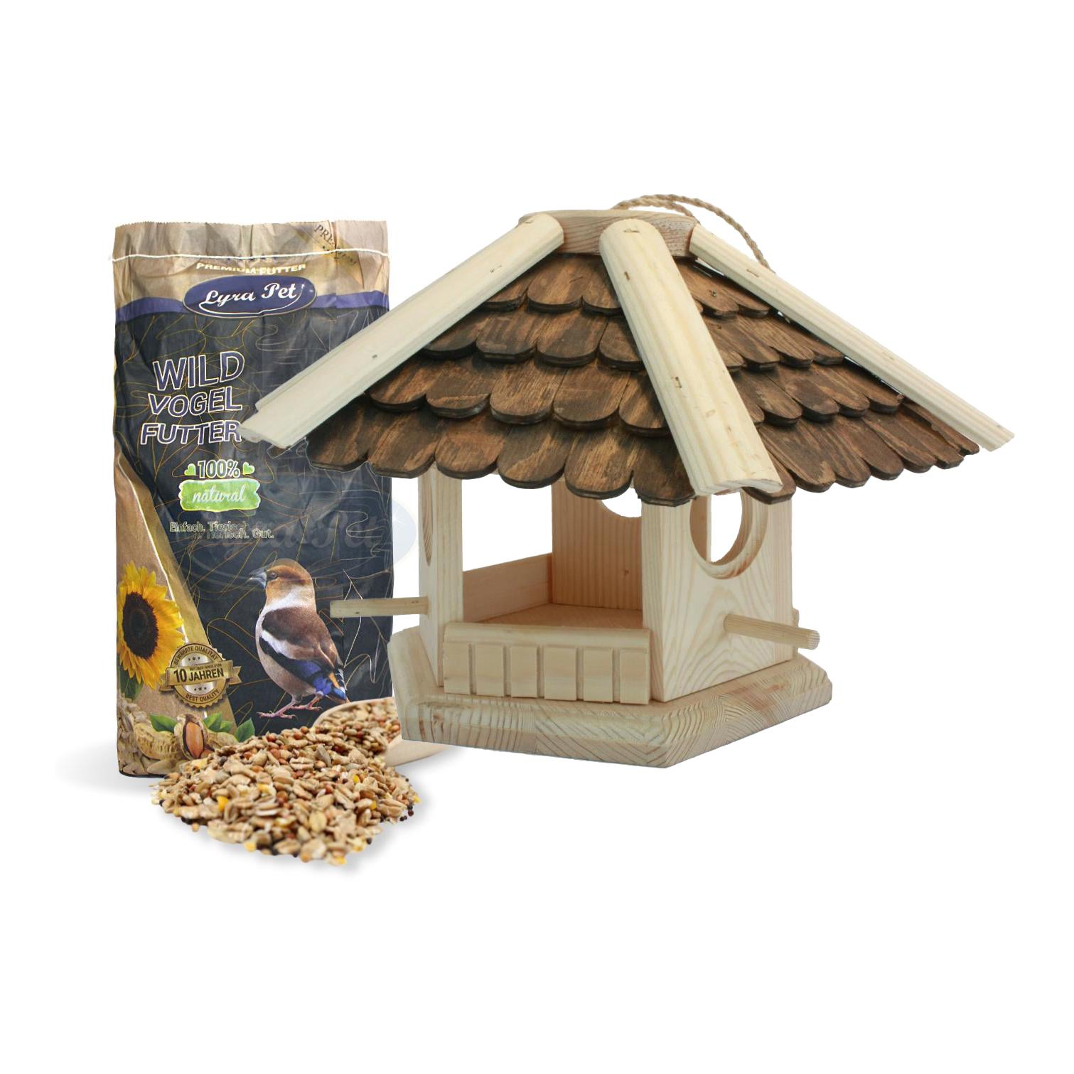 Lyra Pet Vogelfutterhaus Pavillon mit Fettfutter