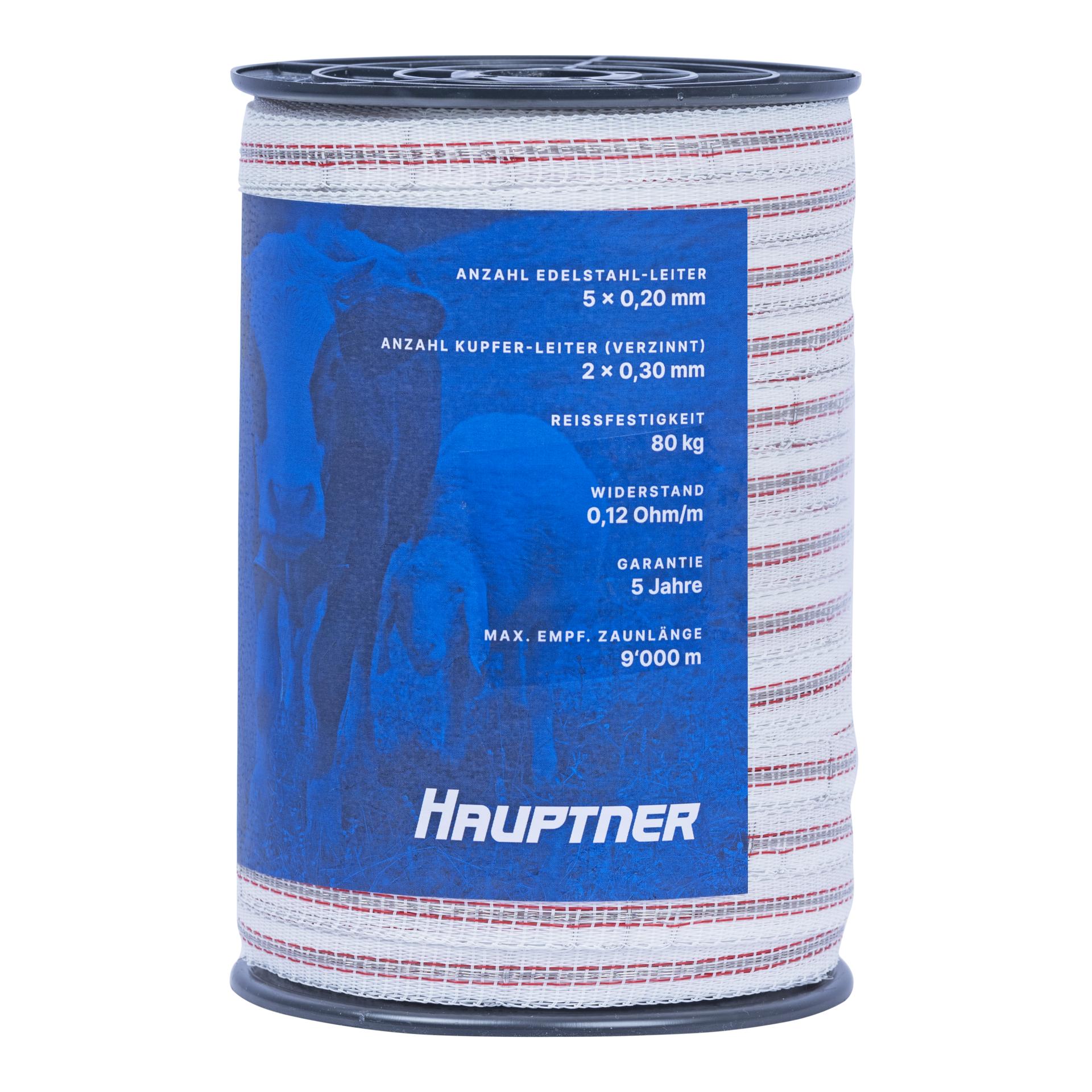 Hauptner Weidezaunband PremiumLine XL Weiss/Rot