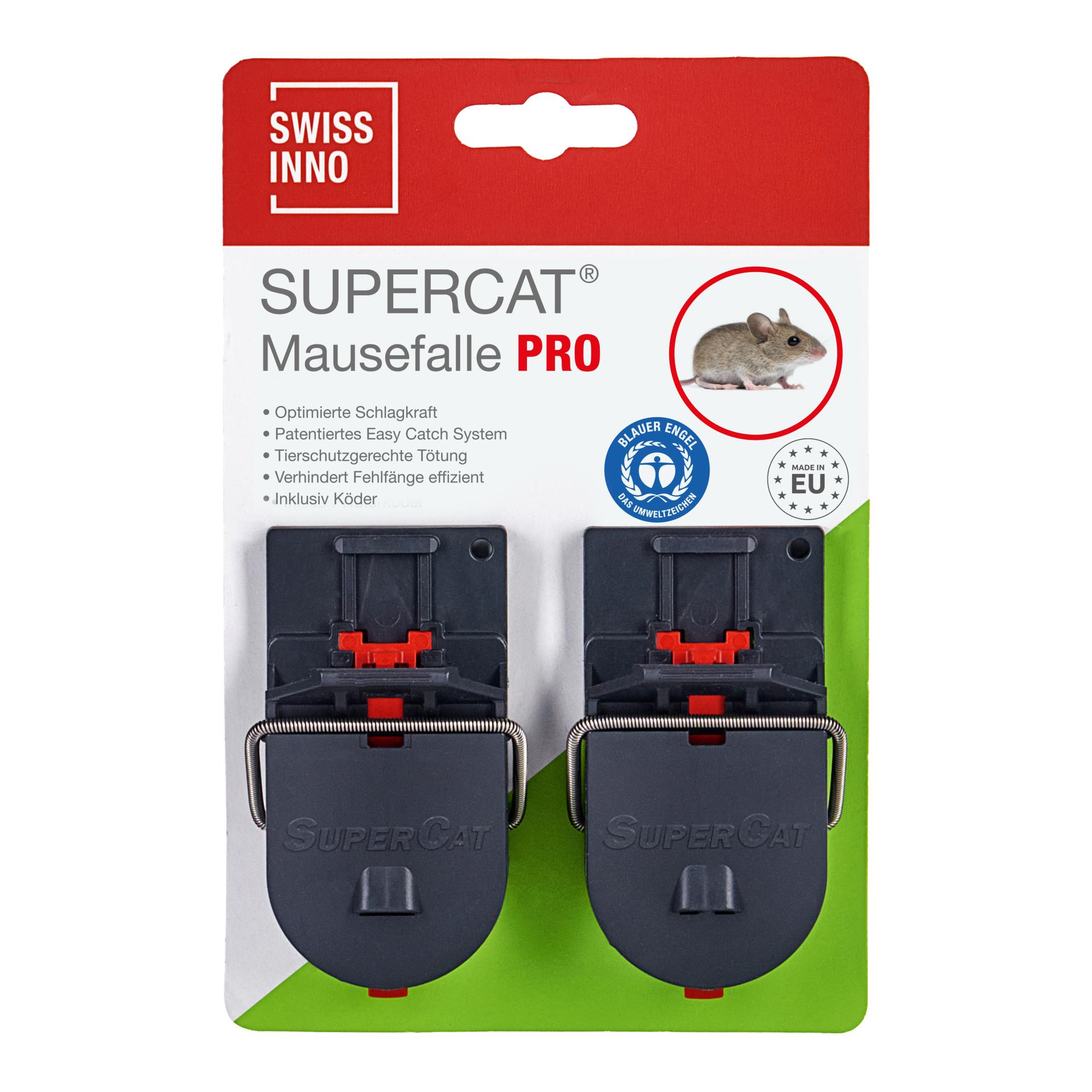 SWISSINNO Mausefalle PRO Supercat inkl. Köder