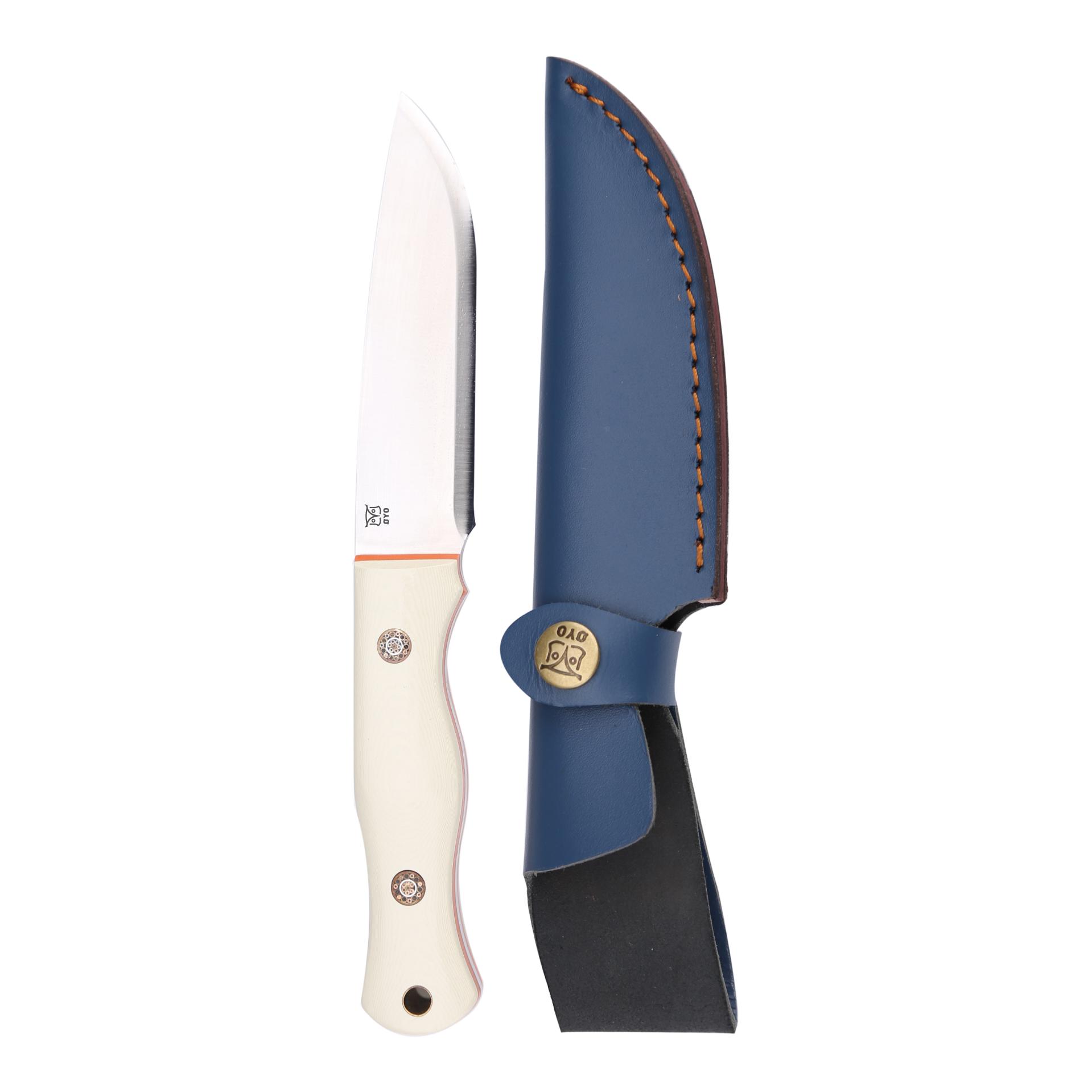 SVALBARD - Jagd/Outdoormesser mit Lederscheide (Full Tang)