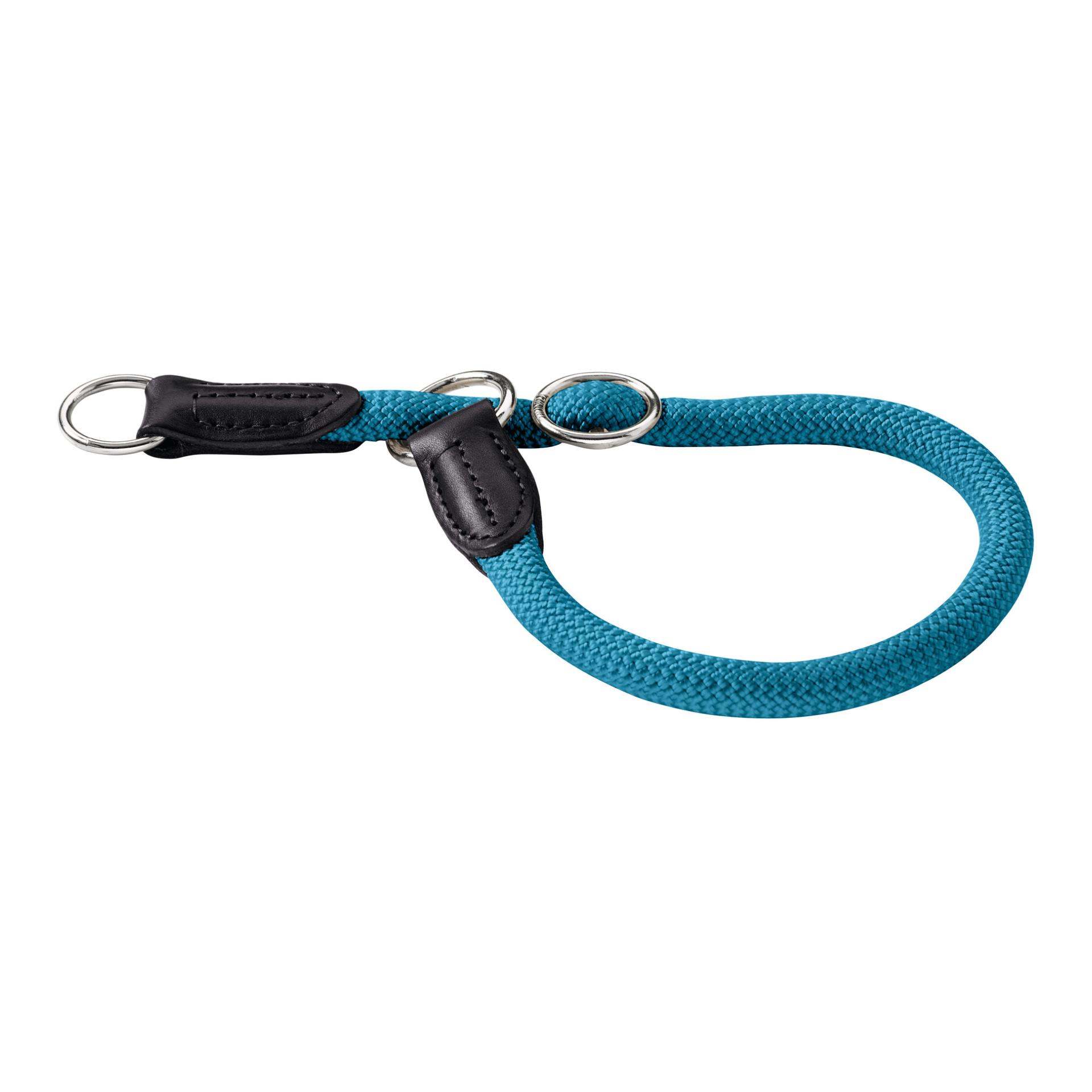 Hunter Dressurhalsband Freestyle mit Stopper - petrol