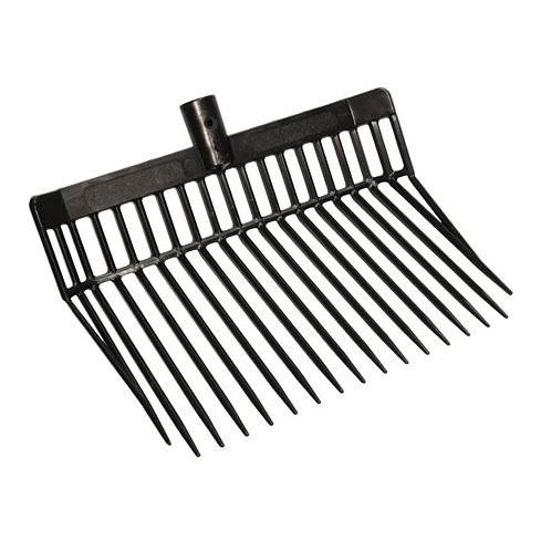 Kerbl Mistgabel Premium ohne Stiel - schwarz