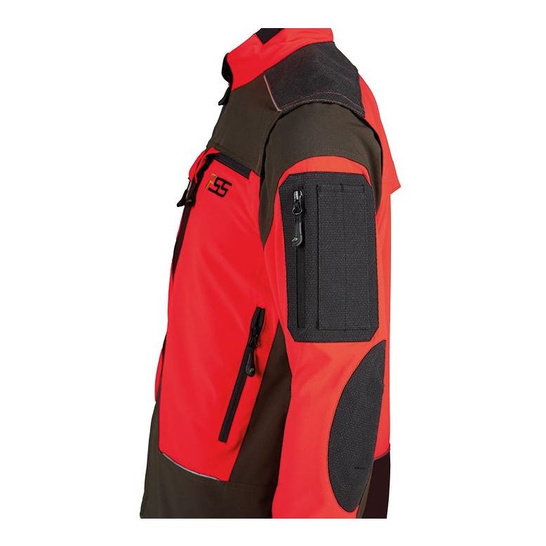 PSS X-treme Vario Funktionsjacke grün / neonrot