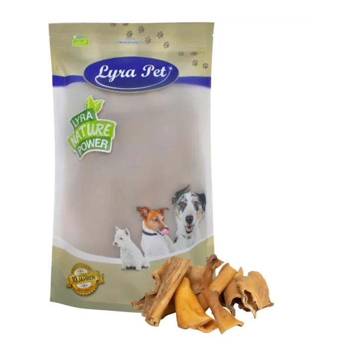 Lyra Pet Morceaux de peau de bovin de 4 à 8 cm