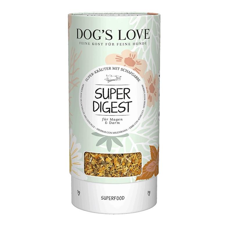 Dog's Love Kräuter Super-Digest Hunde Ergänzungsfutter für Magen und Darm