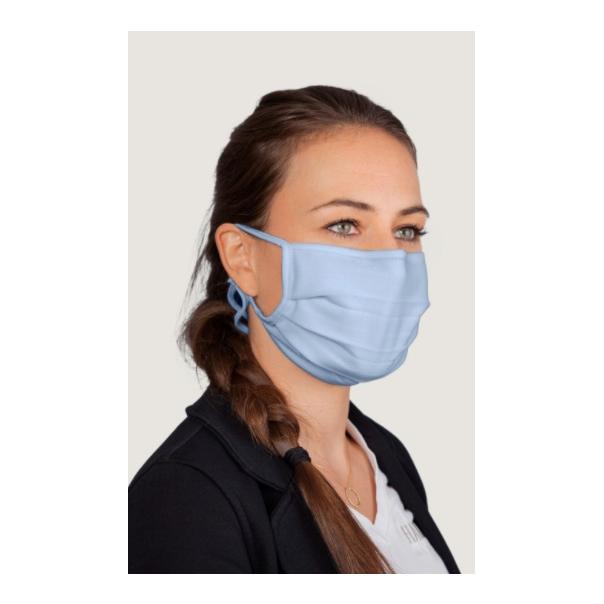 HAKRO Mund-Nasen-Maske - Pastellblau